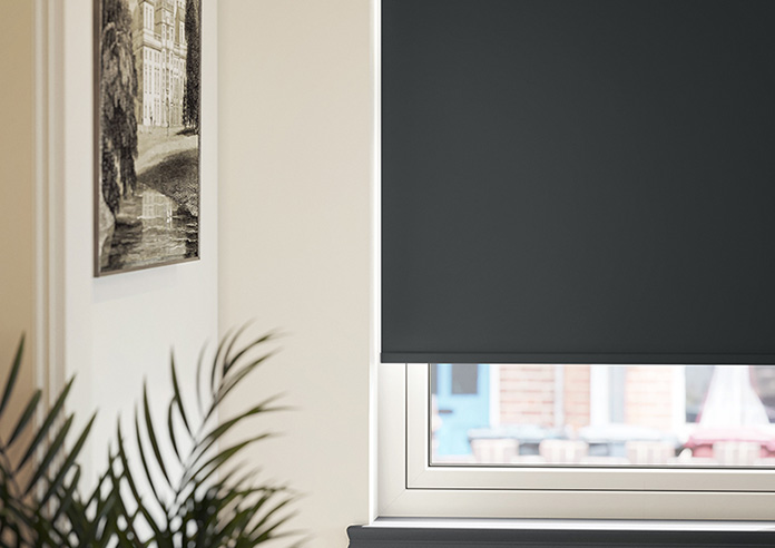 Verona (Blackout), Black - Roller Blind - Image 5